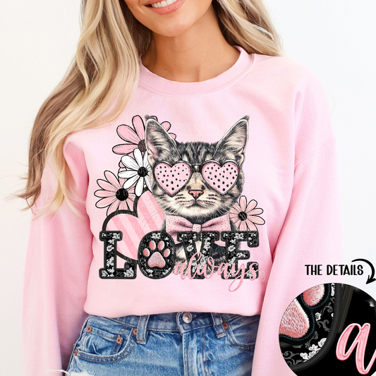 Love always tabby cat