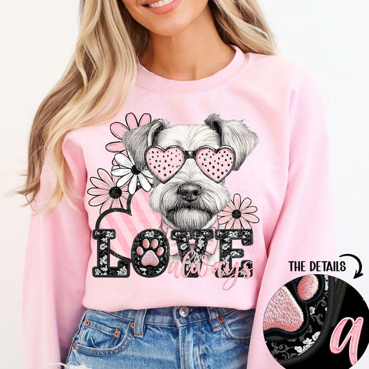 Love always white schnauzer