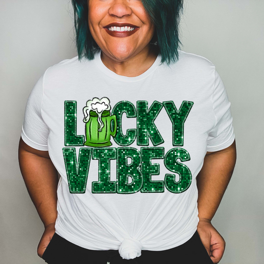 Lucky Vibes Green Mug