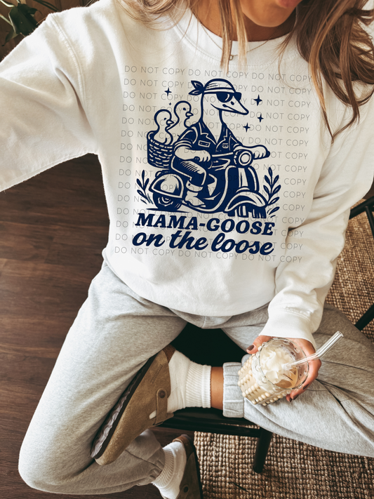 Mama goose on the loose