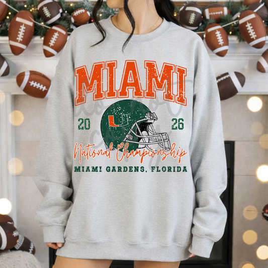 MIAMI NATIONAL CHAMPIONSHIP 2026 (DISTRESSED)