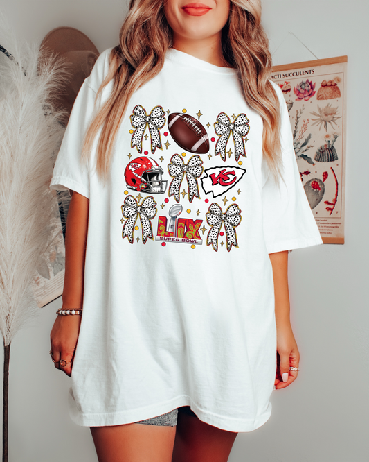 Chiefs Checkered Bows