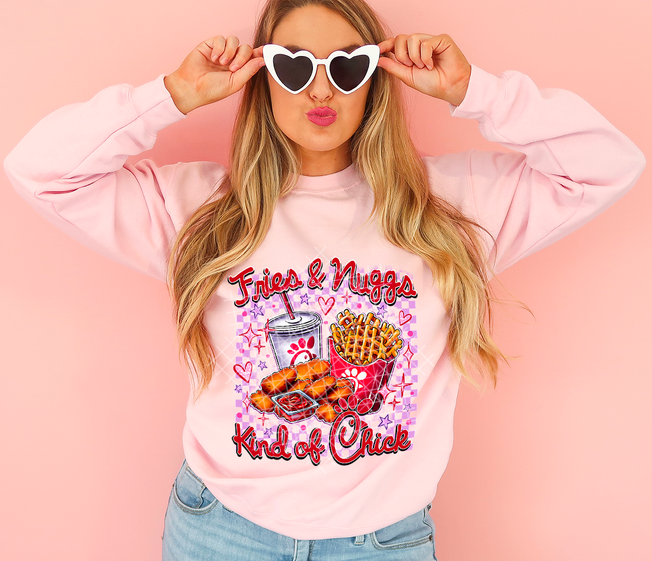 Fries & Nuggs Kind of Chick