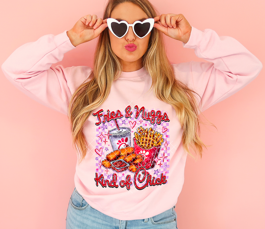 Fries & Nuggs Kind of Chick