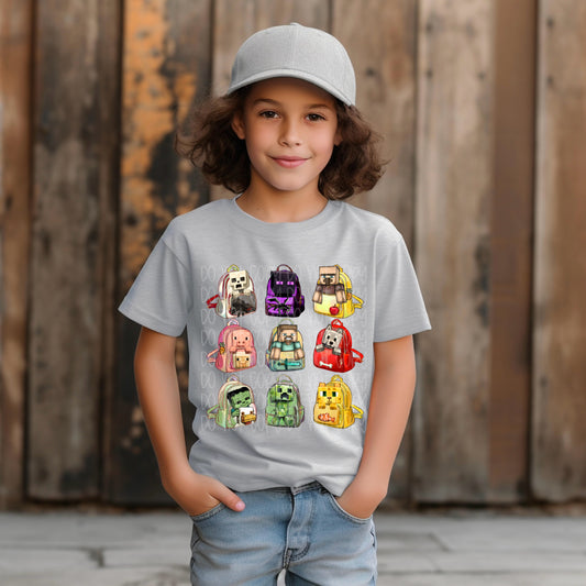 Minecraft Backpack Collage