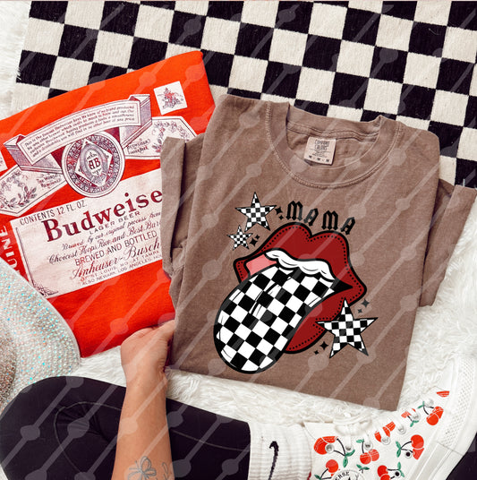 Mama checkered tongue