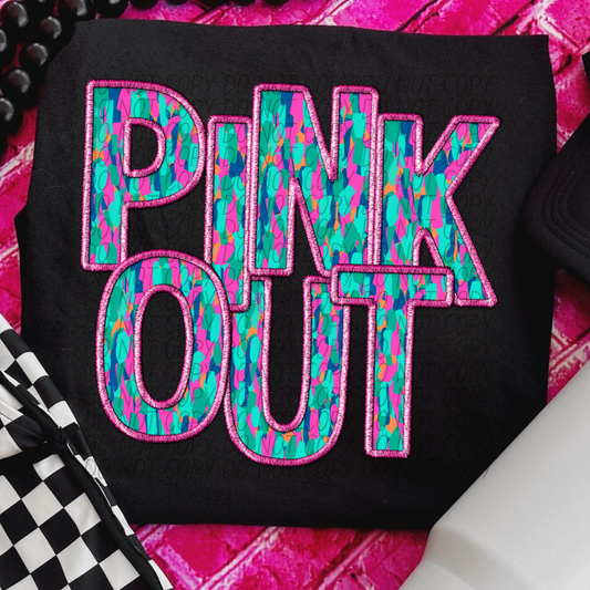 Pink Out Blue Camo