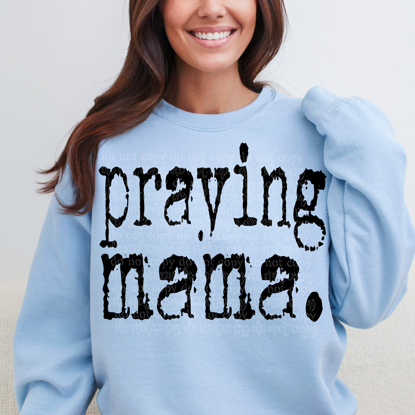 Grunge Praying Mama