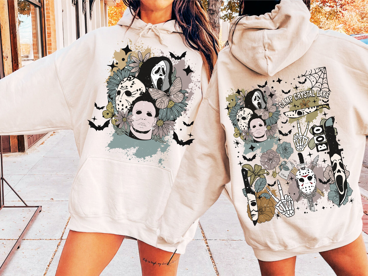 Camp crystal lake, killer collage-back