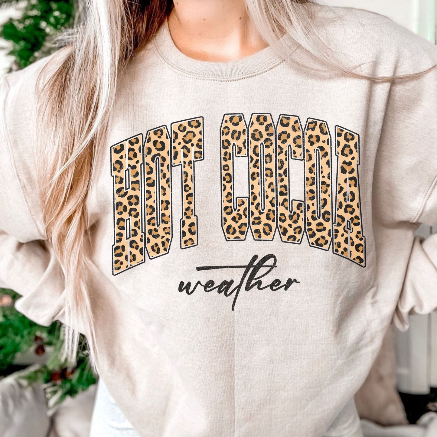 Hot Cocoa Weather Leopard Print- DTF Transfer