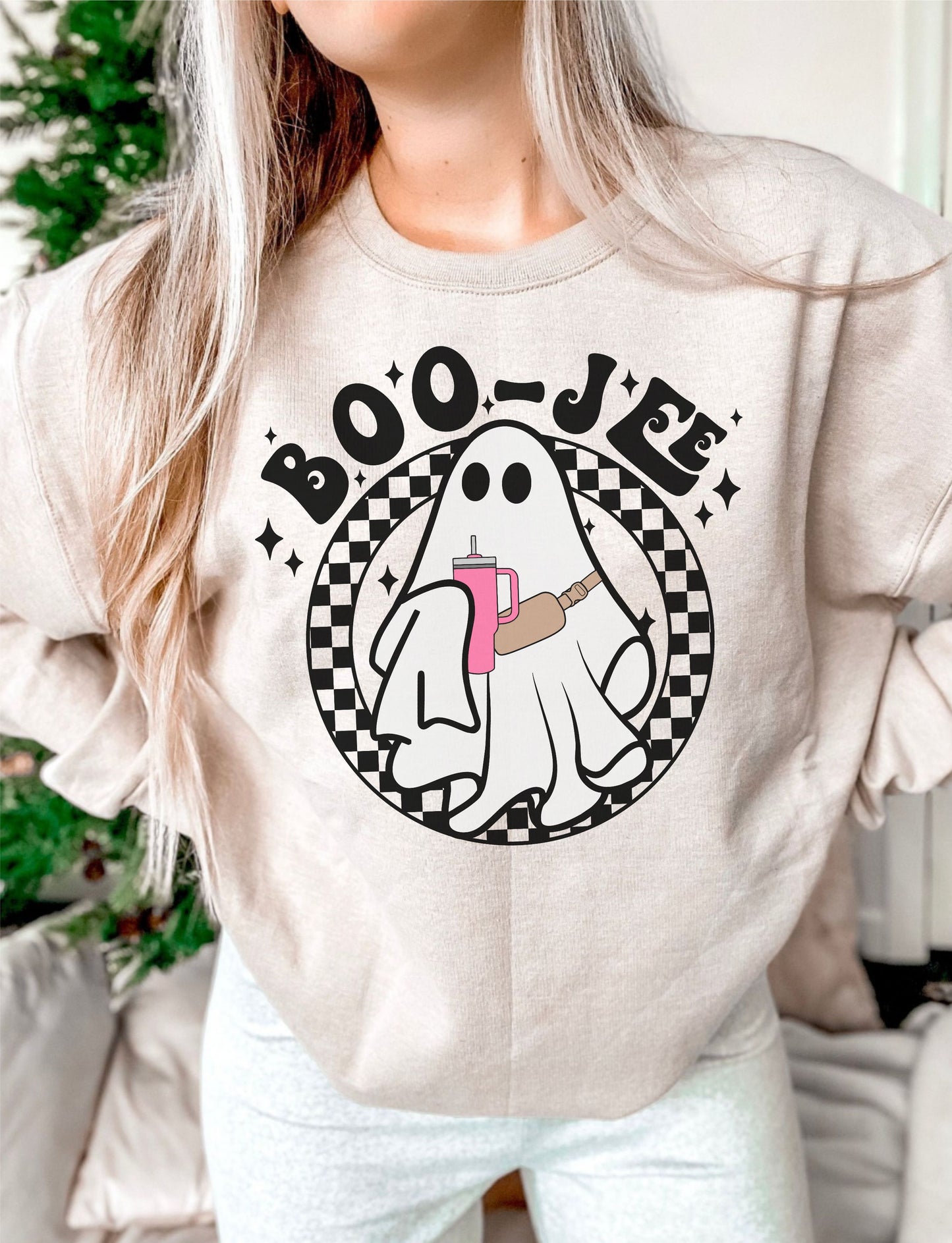 Boo-jee, black checkered