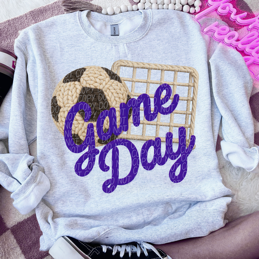Yarn - Game Day Purple Soccer