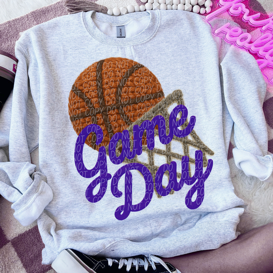 Yarn - Game Day Purple Basketball
