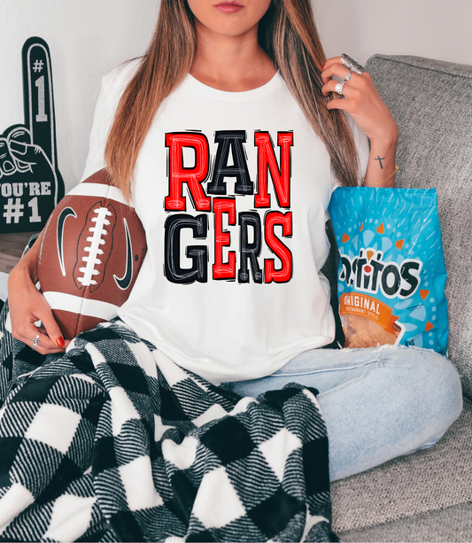 Rangers Black and Red