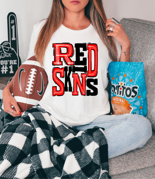 Redskins Red and Black