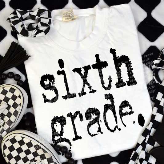 Sixth Grade.