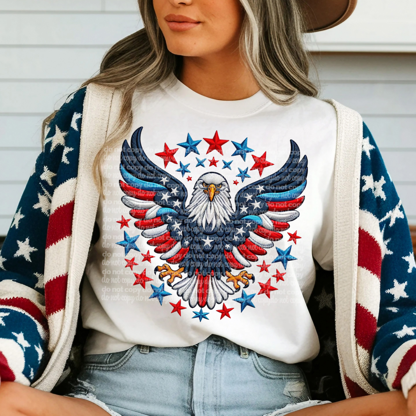 Stars stripes bald eagle