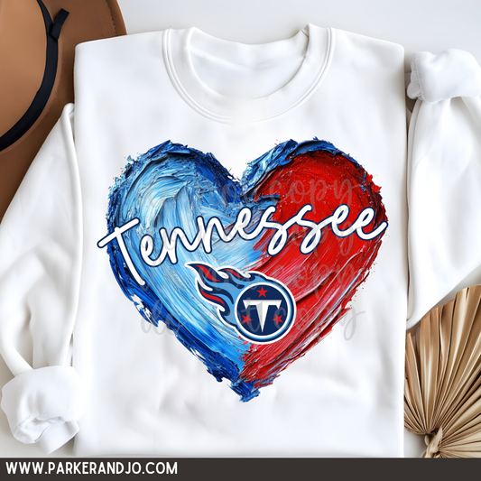 Tennessee Titans Football Heart