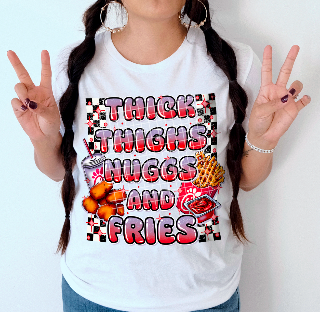 Thick Thighs Nuggs and Fries