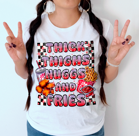 Thick Thighs Nuggs and Fries