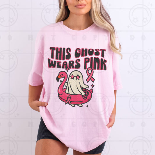 This ghost wears pink