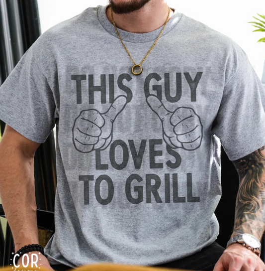 This Guy Loves to Grill