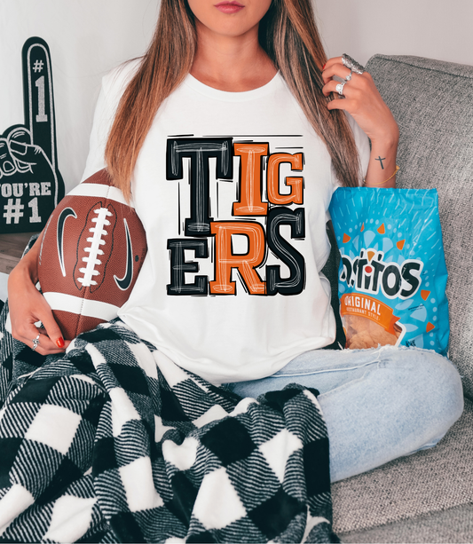 Tigers Black and Orange