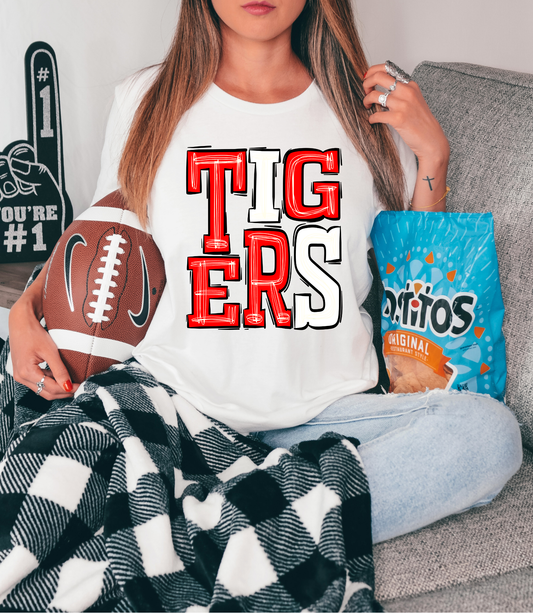 Tigers Red and White