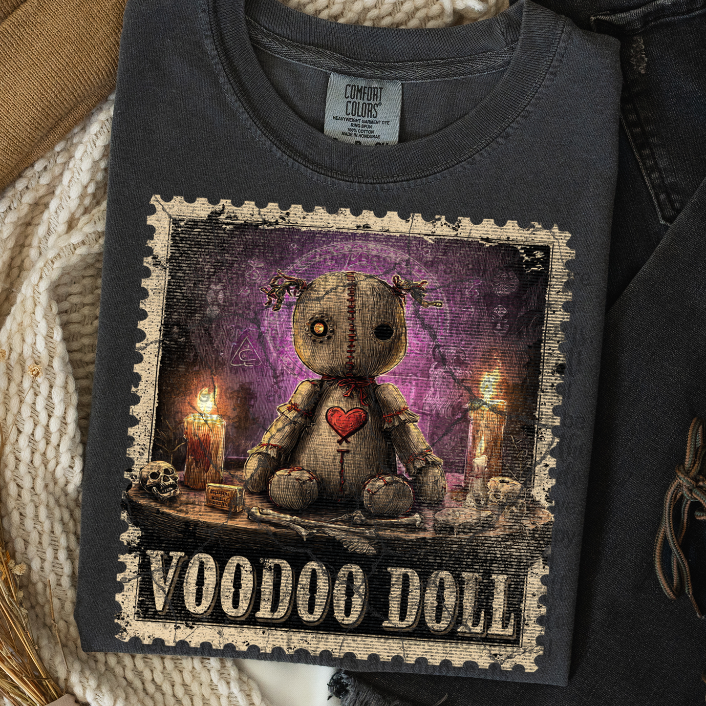 Voodoo Doll Stamp