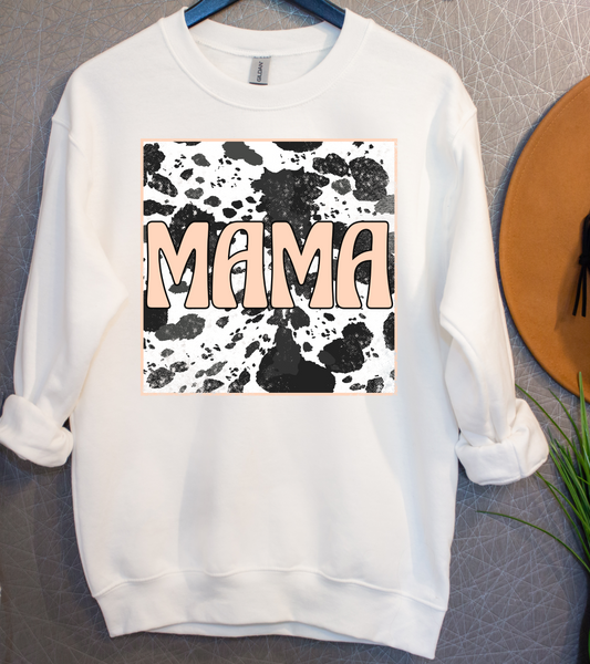 Cow Print Box Mama - DTF Transfer