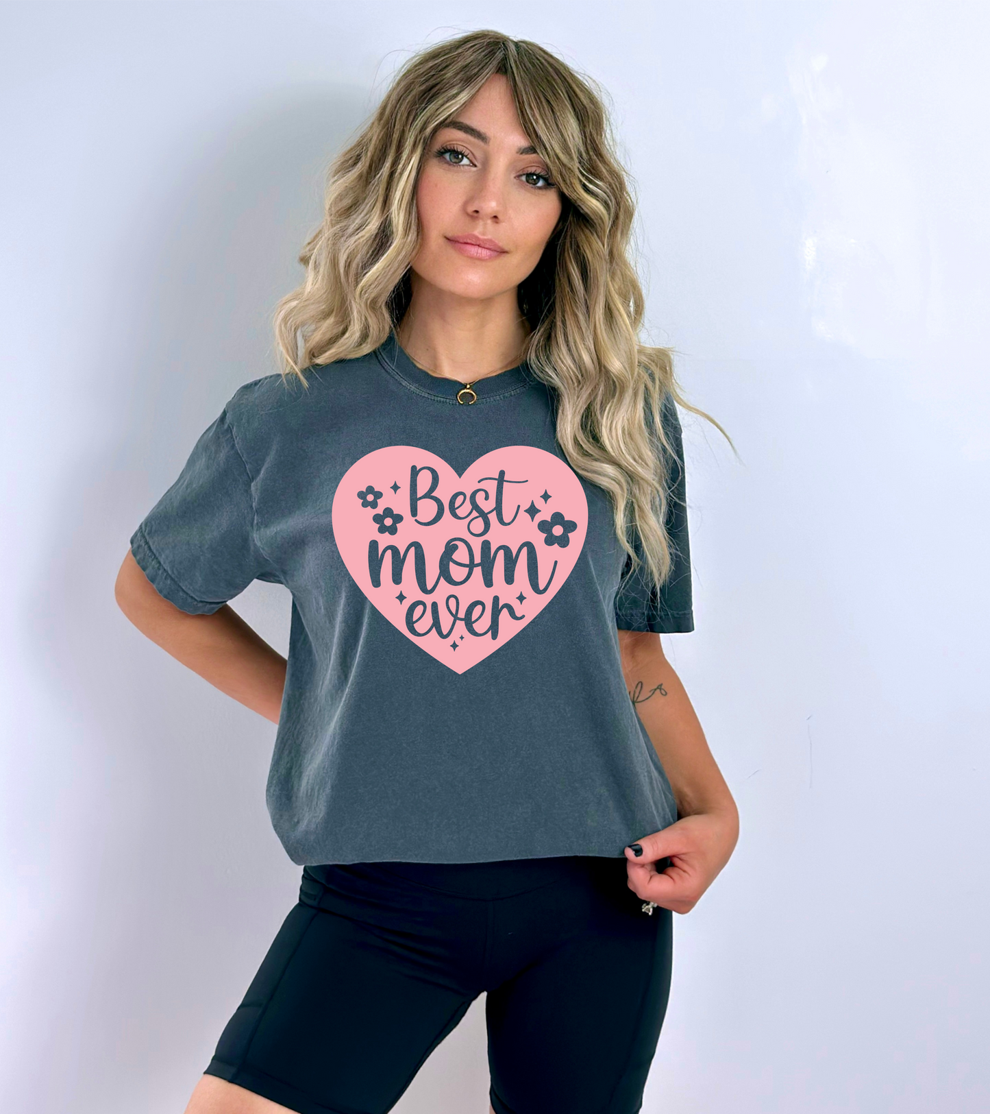 Best Mom Ever Pink Heart
