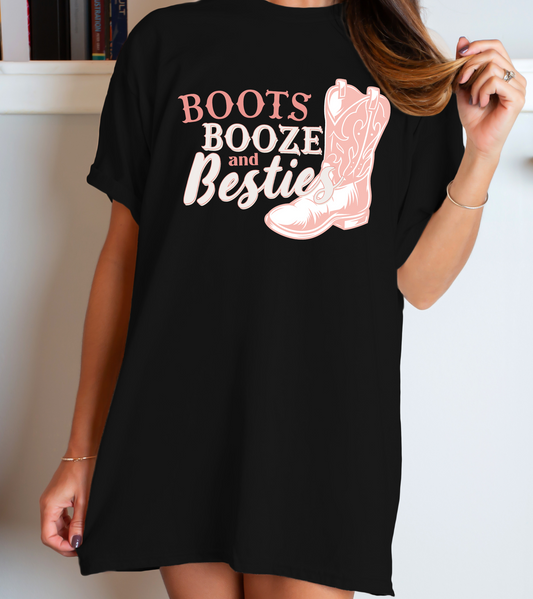 Boots Booze and Besties