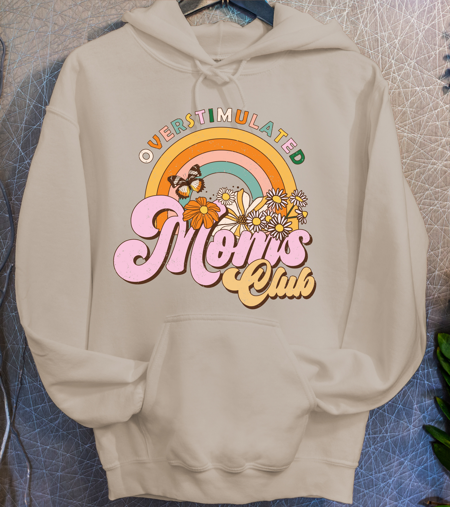 Overstimulated Moms Club Rainbow Floral
