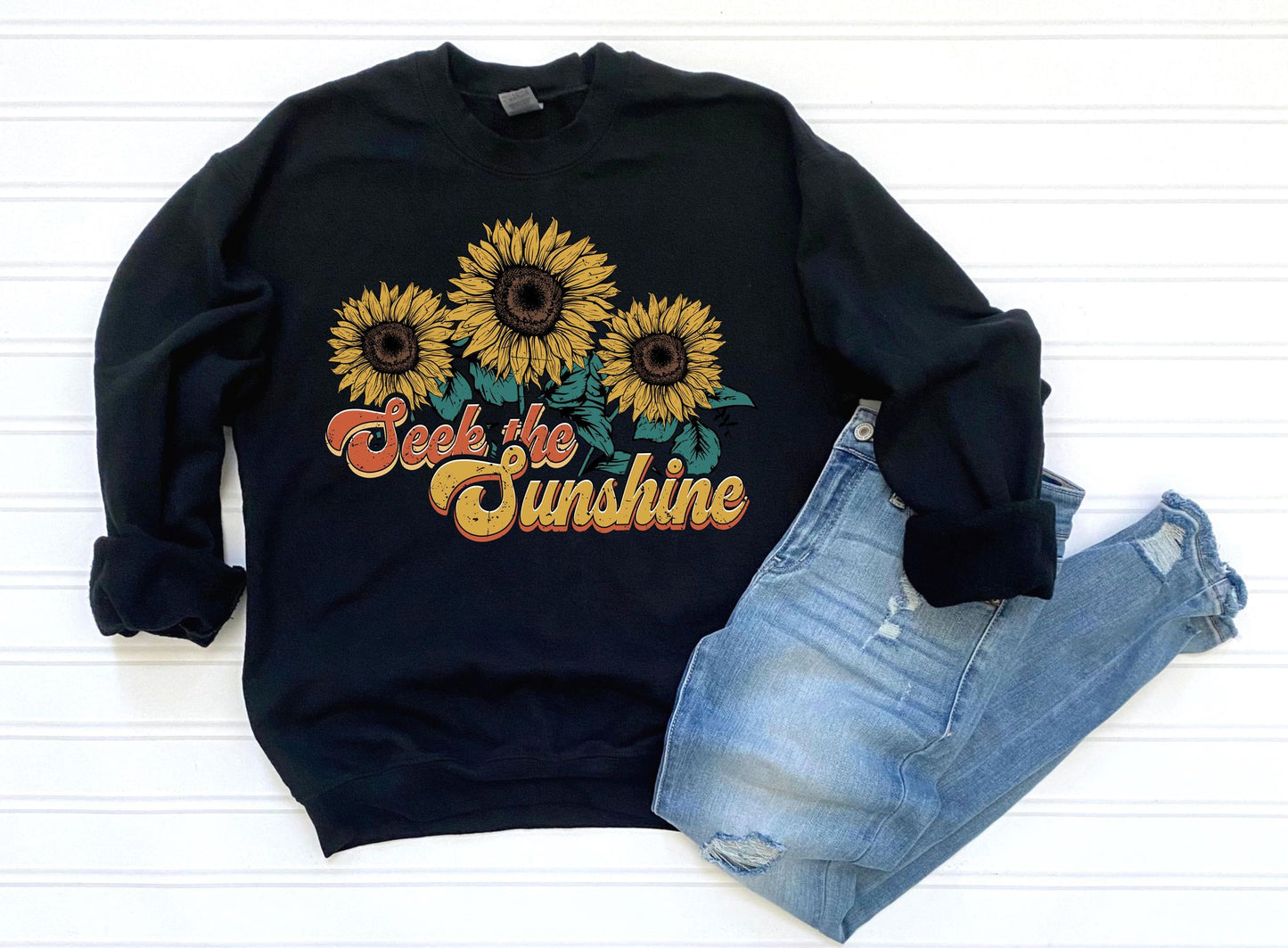 Sunflowers Seek the Sunshine