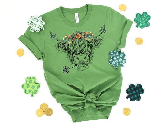 Shaggy Cow Flower Bandana - DTF Transfer