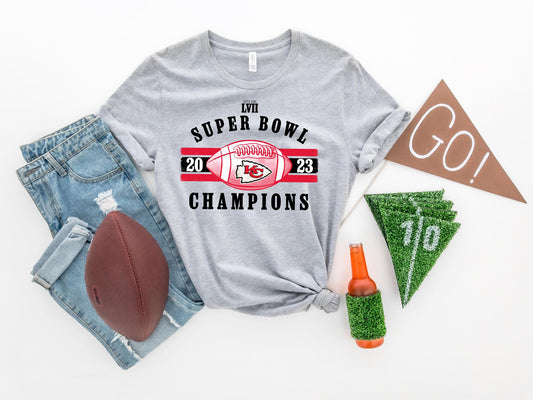 Glitter Super Bowl LVII 2023 Champions KC DTF Transfer