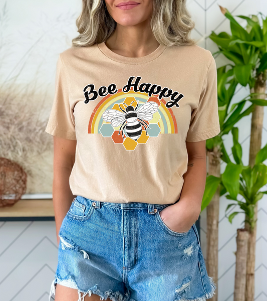 Bee Happy - DTF Transfer