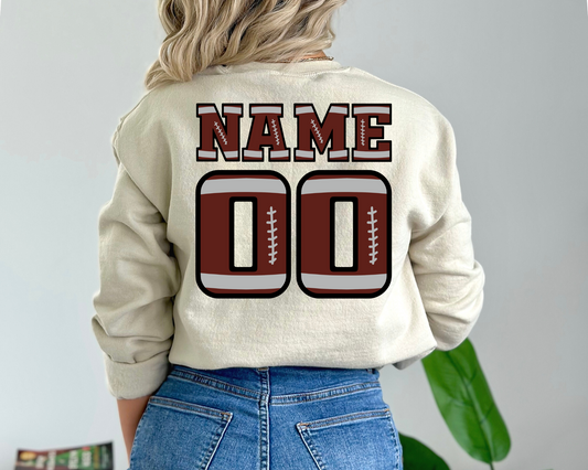 Football Name & Number