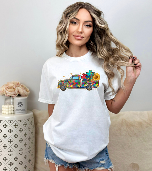 Autism Truck - DTF Transfer