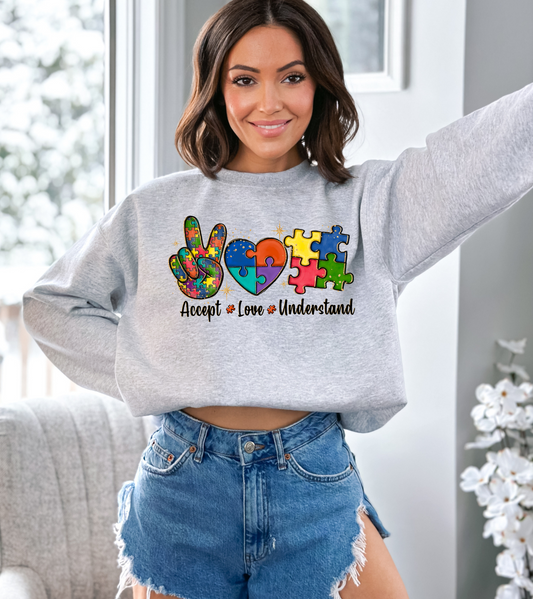 Accept Love Understand - DTF Transfer