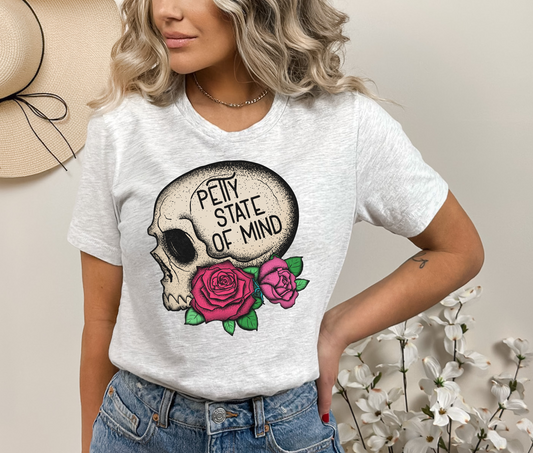 Petty State of Mind Skull DTF Transfer