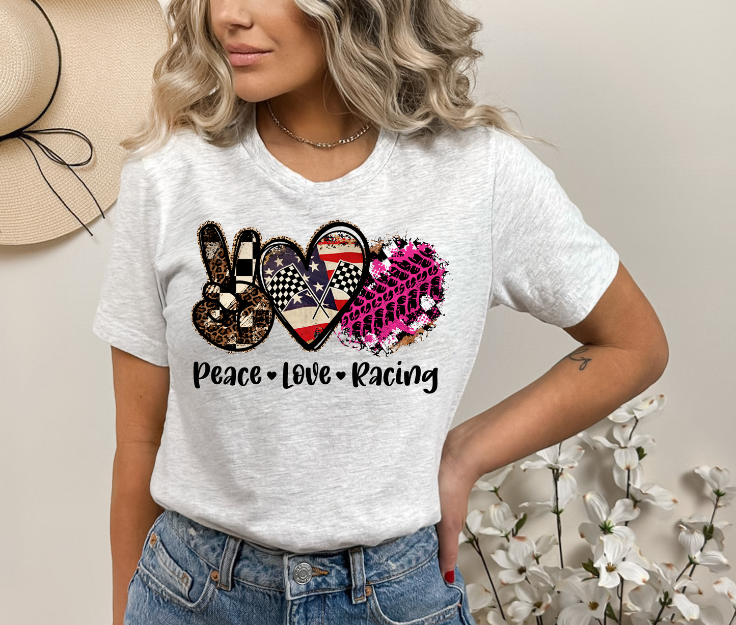Peace Love Racing - DTF Transfer