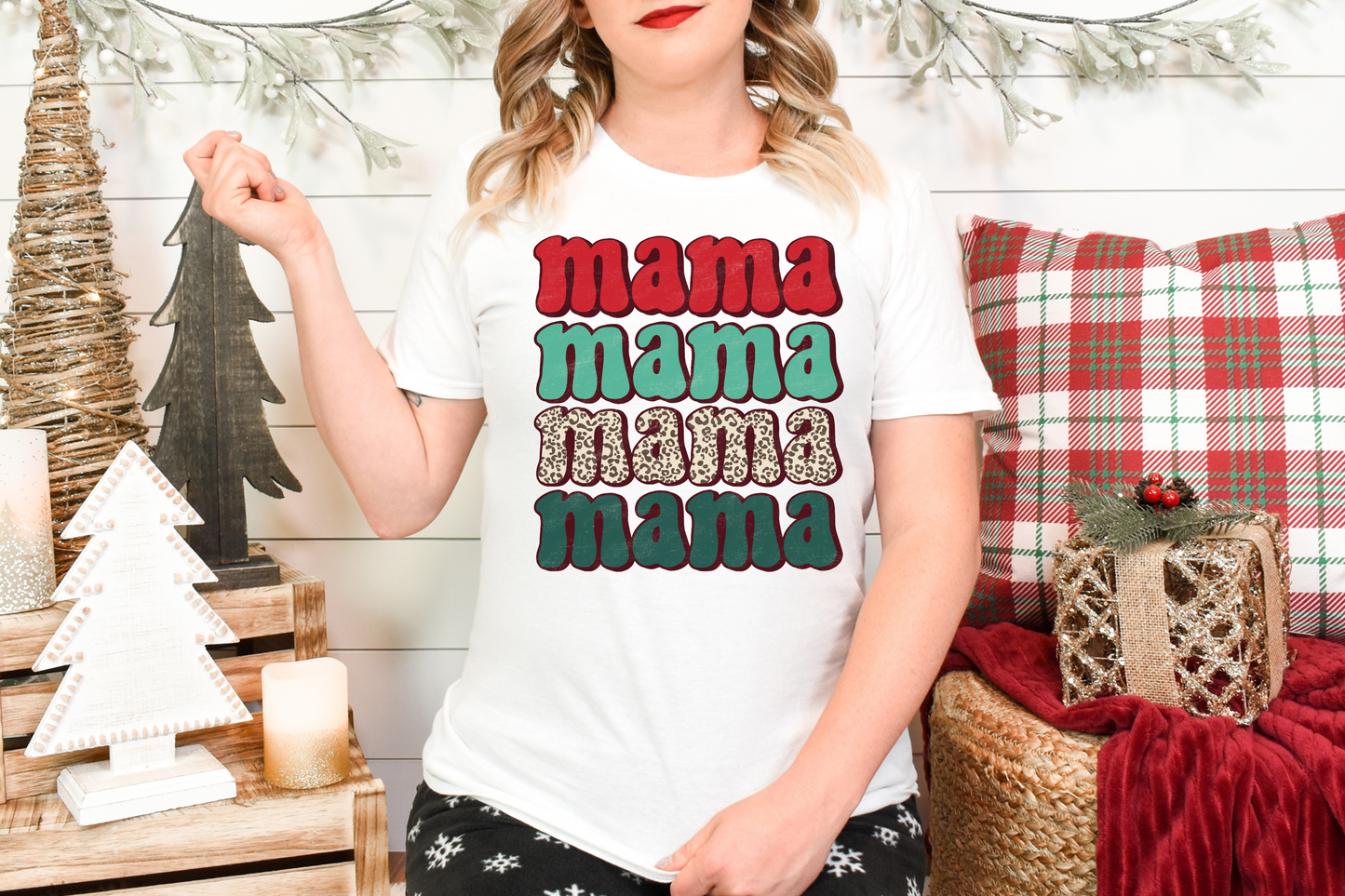 Mama Mama Mama Mama Christmas DTF Transfer