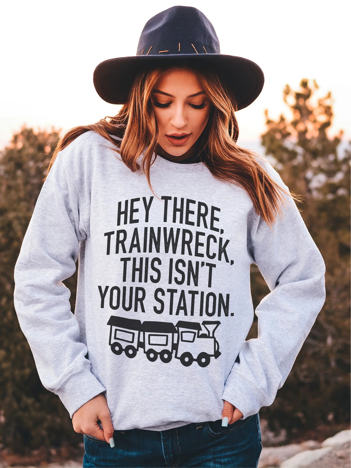 Hey There Trainwreck - DTF Transfer