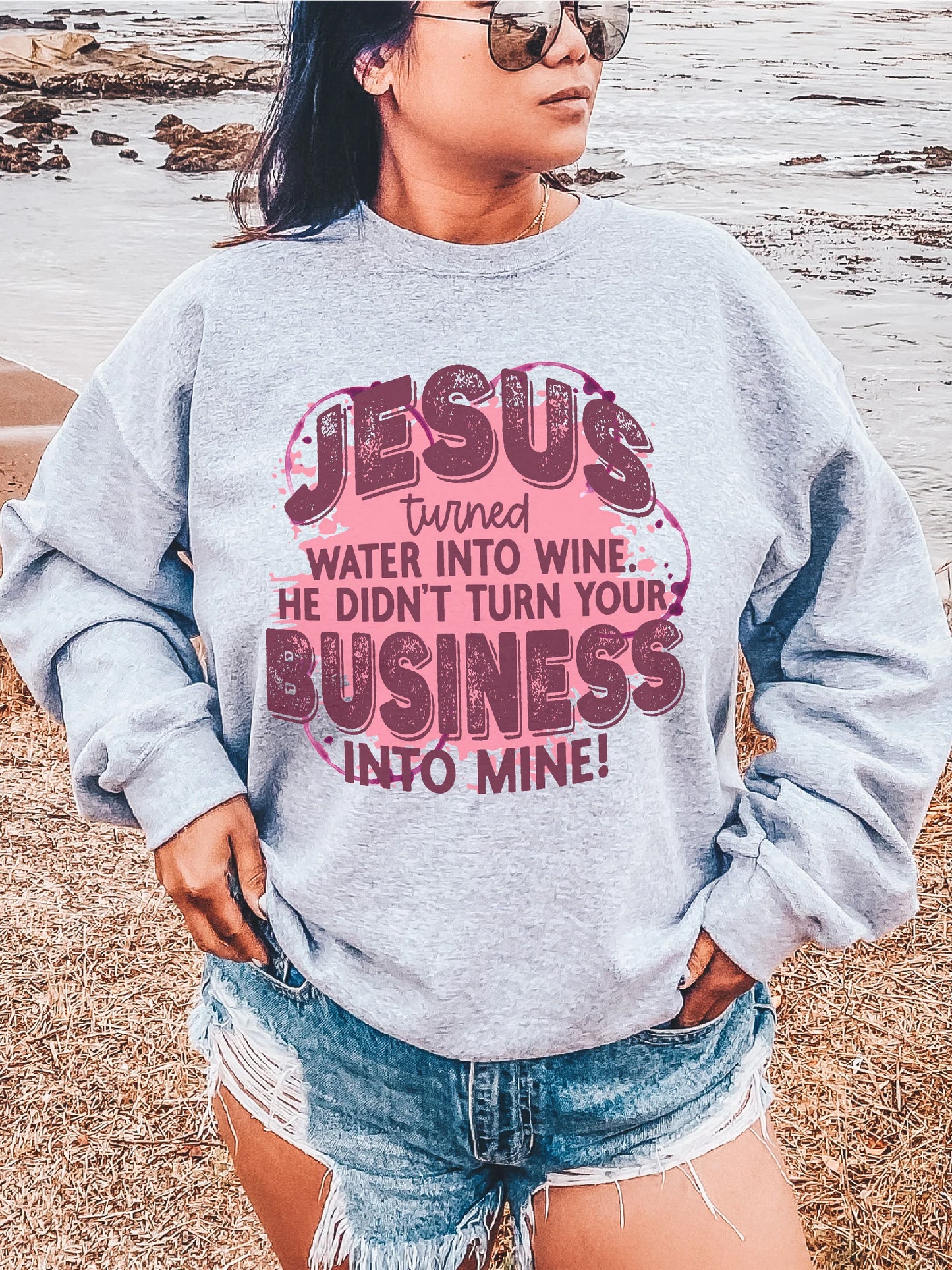 Jesus Turned Water Into Wine - DTF Transfer