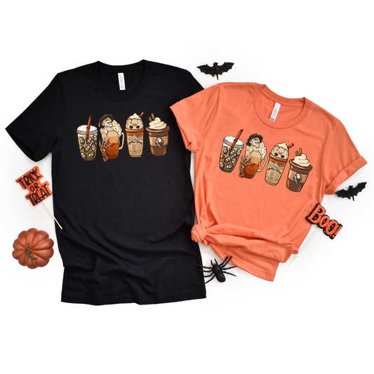 Horror Coffee DTF Transfer