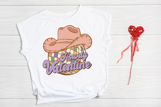 Howdy Valentine DTF Transfer