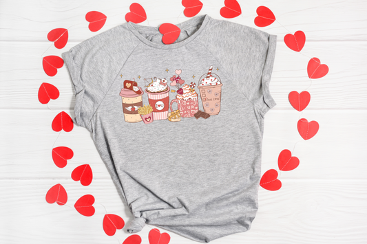 Valentine Coffee-  DTF Transfer