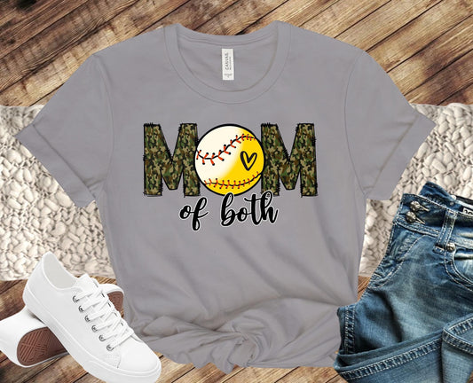 Camo Mom of Both - Baseball & Softball