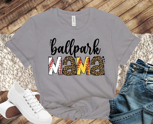 Ballpark MAMA - Leopard, Softball & Baseball